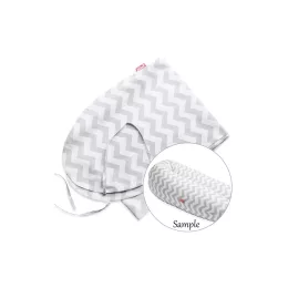   Scamp huzat univerzális szoptatós párnára - ZigzagGreyWhite