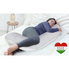   Scamp C alakú kismama párna /LittleHeartWhiteGray (C alakú ölelő és)