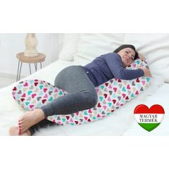   Scamp C alakú kismama párna /ColorfulHearts (C alakú ölelő és)