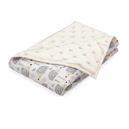Scamp Minky-vászon takaró (Beige Hedgehog Grey)