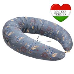   Scamp formázott gombosvégű párna pamut huzattal /GreyDream