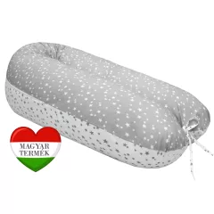   Scamp formázható univerzális szoptatós párna pamut huzattal /GreyWhiteLittleBigStarsNew ()