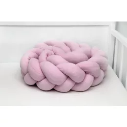   Scamp Fonott rácsvédő muszlin anyagból - 210cm rose blush