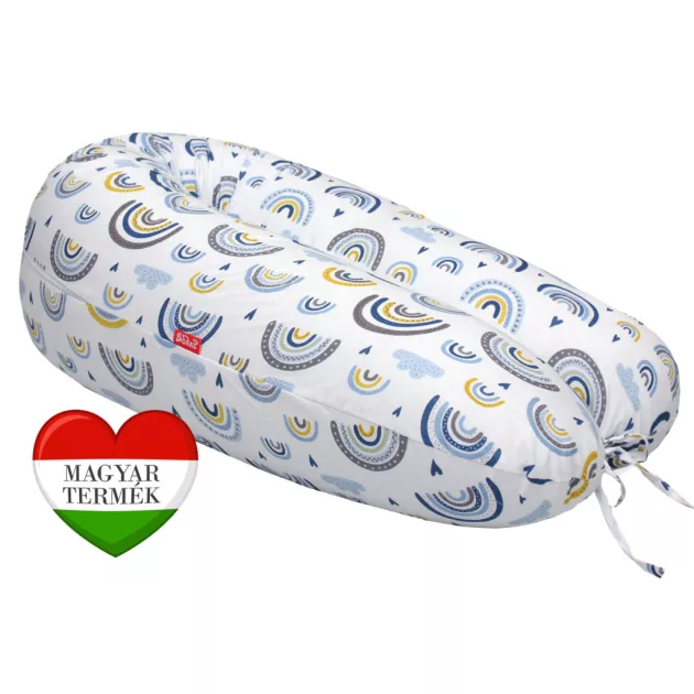 Scamp formázható univerzális szoptatós párna pamut huzattal /Rainbow