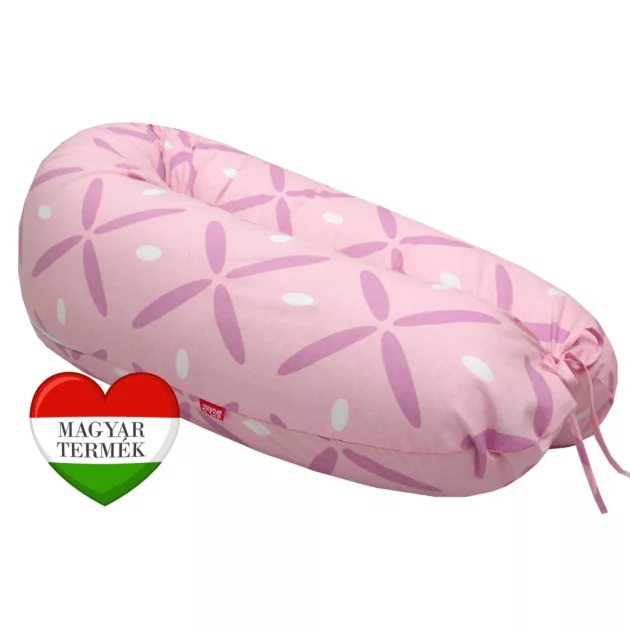Scamp formázható univerzális szoptatós párna pamut huzattal /PinkPurple ()