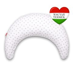   Scamp félhold szoptatós párna pamutvászon huzattal /LittleHeartWhiteGray ()