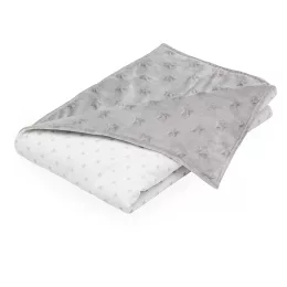 Scamp Minky-vászon takaró (Grey White Stars)