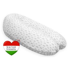   Scamp formázható univerzális szoptatós párna pamut huzattal /LittleCloudsGrayWhi ()