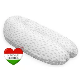   Scamp formázható univerzális szoptatós párna pamut huzattal /LittleCloudsGrayWhi ()