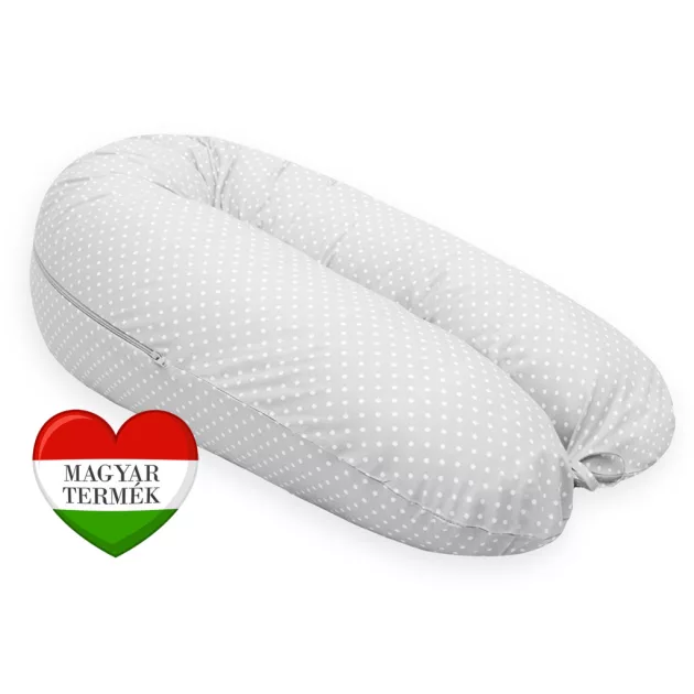 Scamp formázható univerzális szoptatós párna pamut huzattal /LittleDots ()