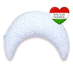   Scamp félhold szoptatós párna pamutvászon huzattal //BlueWhiteClouds