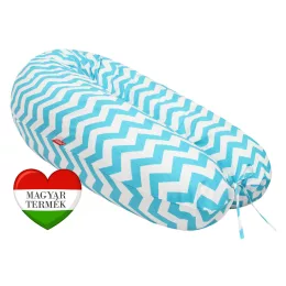   Scamp formázható univerzális szoptatós párna pamut huzattal /ZigZagOceanWhite