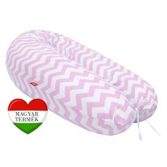   Scamp formázható univerzális szoptatós párna pamut huzattal /ZigZagPinkWhite ()