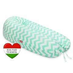   Scamp formázható univerzális szoptatós párna pamut huzattal /ZigZagGreenWhite ()
