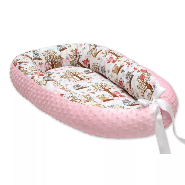 Scamp minky-vászon babafészek /Camp