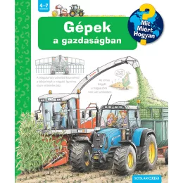   Scolar kiadó - Andrea Erne - Gépek a gazdaságban – Mit? Miért? Hogyan? (33.)