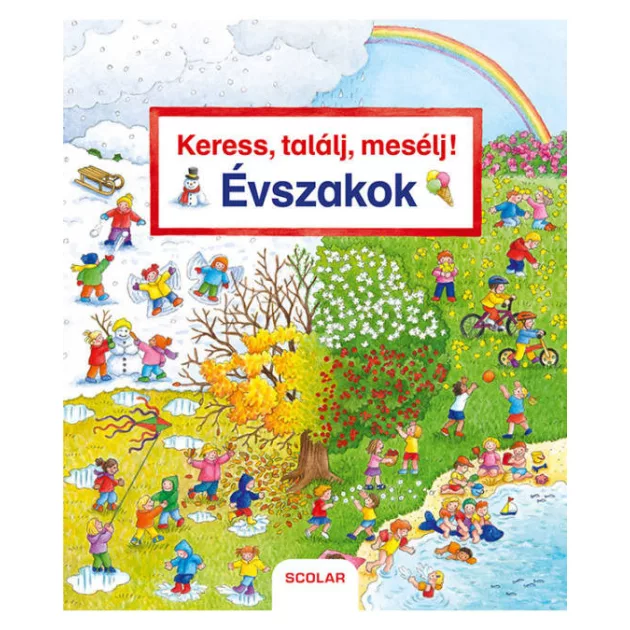 Scolar kiadó - Keress, találj, mesélj! Évszakok
