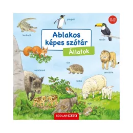 Scolar kiadó - Ablakos képes szótár - Állatos