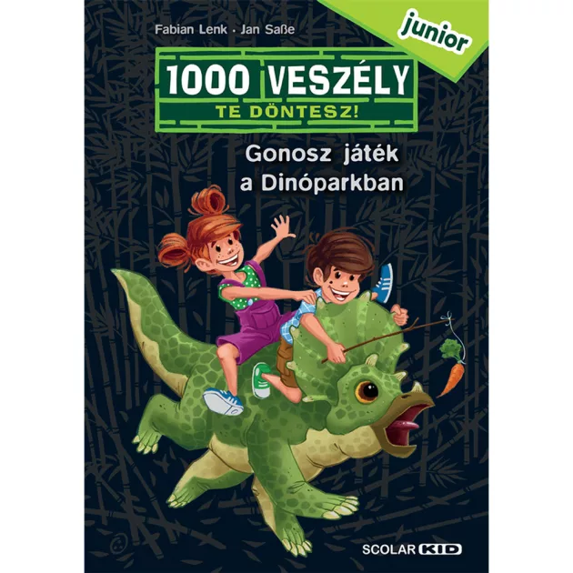 Scolar kiadó - Fabian Lenk - Gonosz játék a Dinóparkban (1000 veszély – junior 1.)