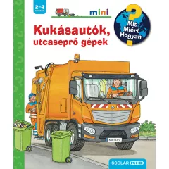   Scolar kiadó - Andrea Erne - Kukásautók, utcaseprő gépek – Mit? Miért? Hogyan? Mini (57.)