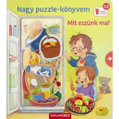   Scolar kiadó - Mila Rulff - Nagy puzzle-könyvem – Mit eszünk ma?