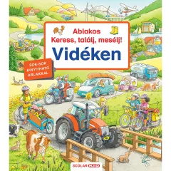   Scolar kiadó - Andrea Erne - Ablakos Keress, találj, mesélj! Vidéken
