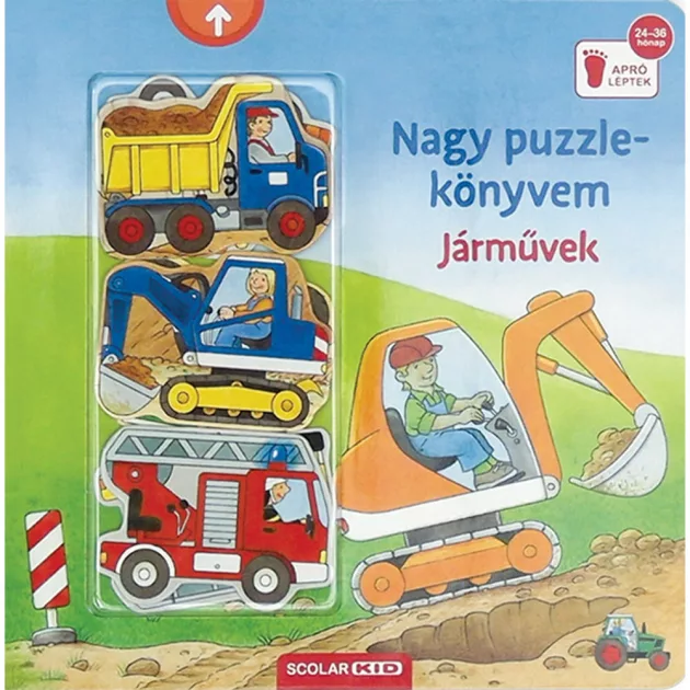 Scolar kiadó - Sabine Cuno - Nagy puzzle-könyvem – Járművek
