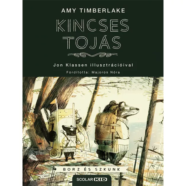 Scolar kiadó - Amy Timberlake - Kincses tojás – Borz és Szkunk 2.