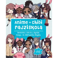   Scolar kiadó - Yoai - Anime + chibi rajziskola – Bevezetés a kézi és a digitális manga- és chibirajzolás világába