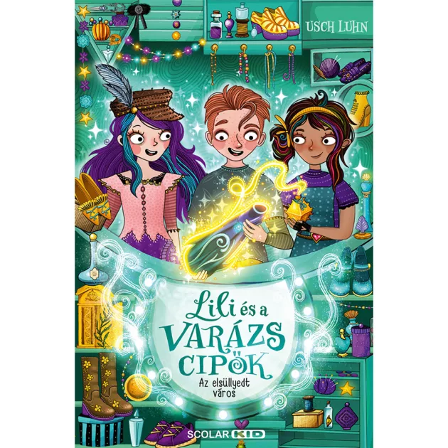 Scolar kiadó - Usch Luhn - Az elsüllyedt város – Lili és a varázscipők 8.