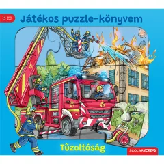   Scolar kiadó - Steffi Korda - Játékos puzzle-könyvem: Tűzoltóság
