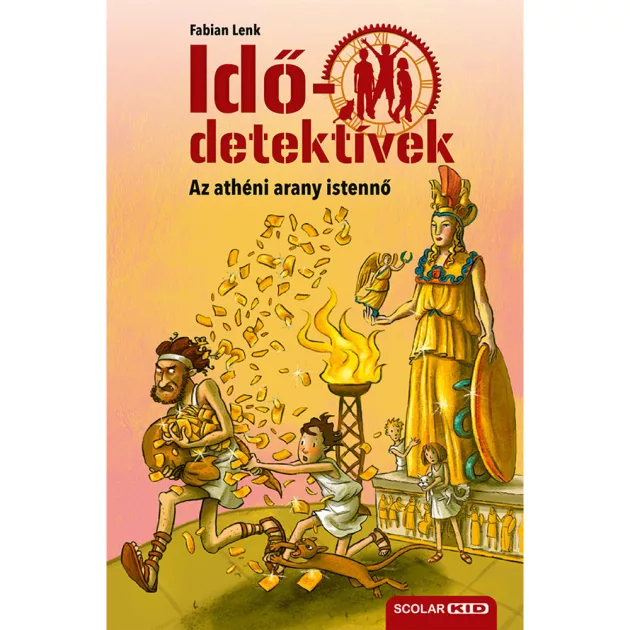 Scolar kiadó - Fabian Lenk - Az athéni arany istennő (Idődetektívek 27.) 2. kiadás
