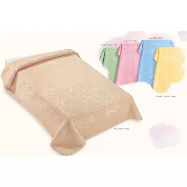 Belpla Baby perla pléd (518) 110*140 - yellow tasakos