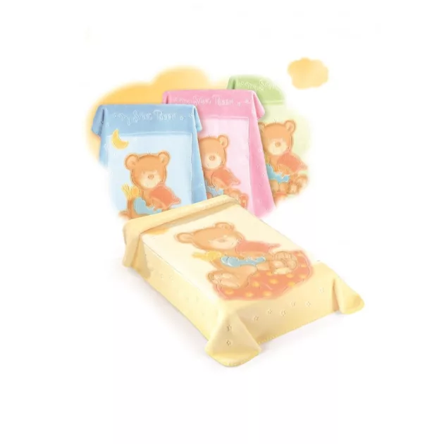 Belpla Baby Perla gold pléd (537) 110x140 - sárga dobozos