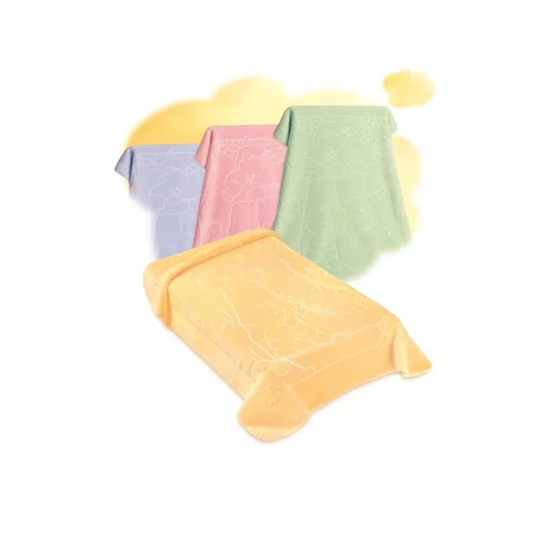 Belpla Baby perla pléd (517) 110*140 - zöld dobozos