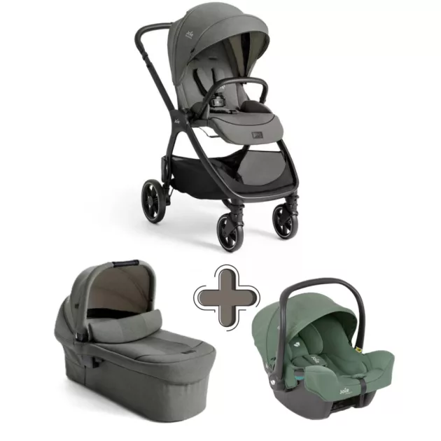 Joie Signature Valora Babakocsi szett Evergreen (Sign.Ramble XL mózeskosár Evergreen+i-Snug2 hord.Laurel)