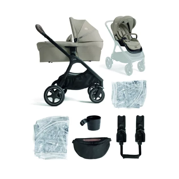 Joie Signature Finiti 2 in1 babakocsi + i-Level Pro hordozó Sandstone