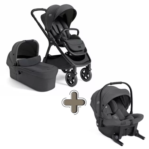 Joie Signature Finiti 3in1 babakocsi Sprint hordozóval - Ebony