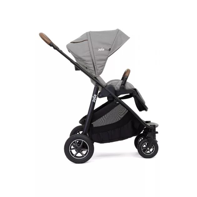 Joie Versatrax babakocsi szett i-Snug2 hordozó Pebble + Signature Ramble mózeskosár Eclipse
