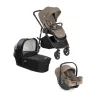 Joie Versatrax babakocsi szett i-Snug2 hordozó Cashew+ Signature Ramble mózeskosár Eclipse