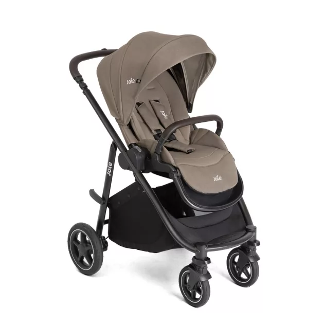 Joie Versatrax babakocsi szett i-Snug2 hordozó Cashew+ Signature Ramble mózeskosár Eclipse