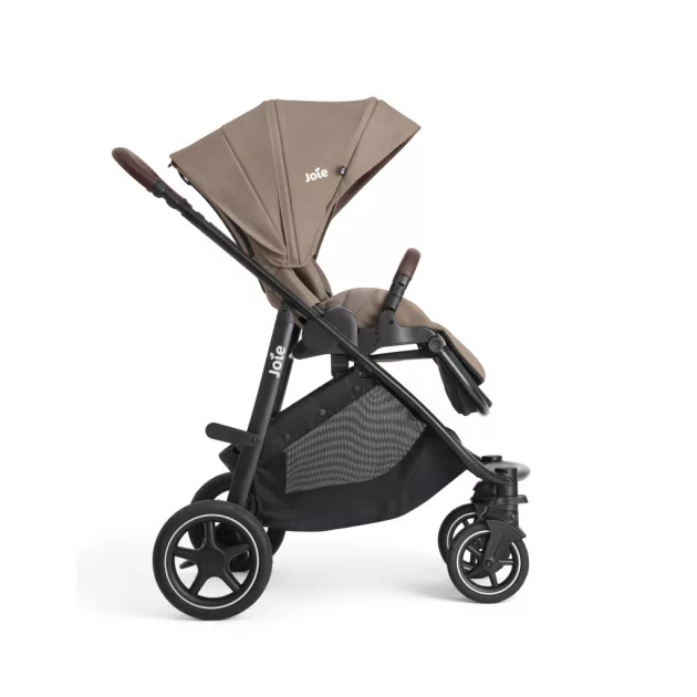 Joie Versatrax babakocsi szett i-Snug2 hordozó Cashew+ Signature Ramble mózeskosár Eclipse