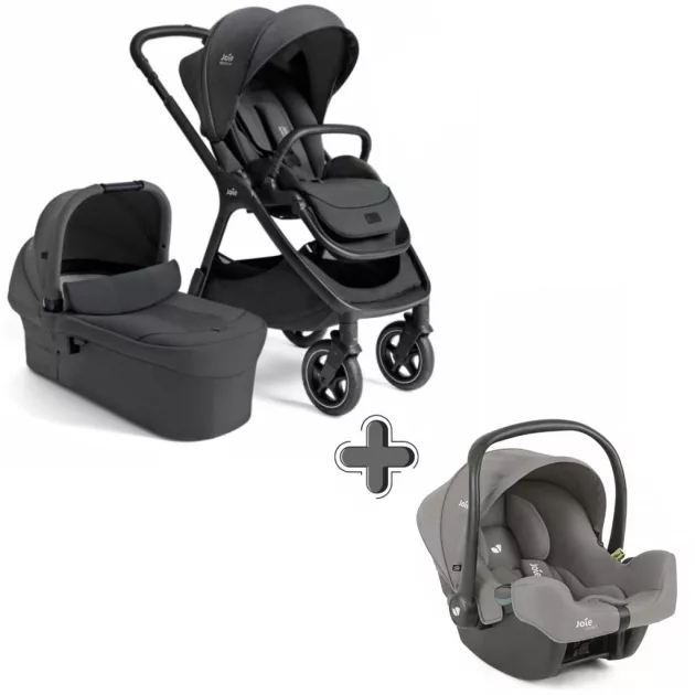 Joie Signature Finiti 2in1 babakocsi Ebony + i-Snug 2 hordozó Pebble
