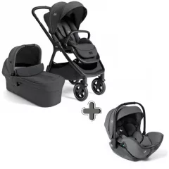   Joie Signature Finiti 2in1 babakocsi + i-Level Pro hordozó Ebony