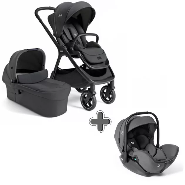 Joie Signature Finiti 2in1 babakocsi + i-Level Pro hordozó Ebony