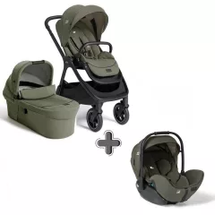   Joie Signature Finiti 2in1 babakocsi + i-Level Pro hordozó Evergreen