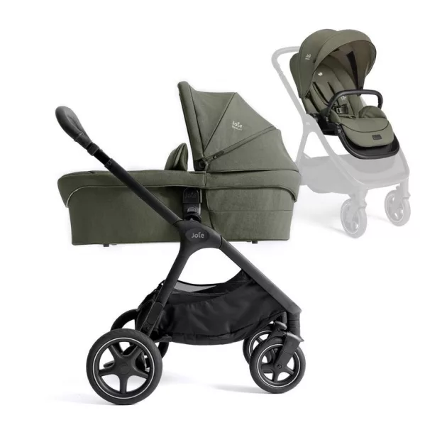 Joie Signature Finiti 2in1 babakocsi + i-Level Pro hordozó Evergreen