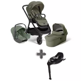   Joie Signature Finiti 2in1 babakocsi Evergreen + i-Snug 2 hordozó Laurel + i-Base Encore bázistalp