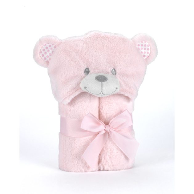 Mora POMPON BEAR P86 pléd 75*95 04-pink - dobozos