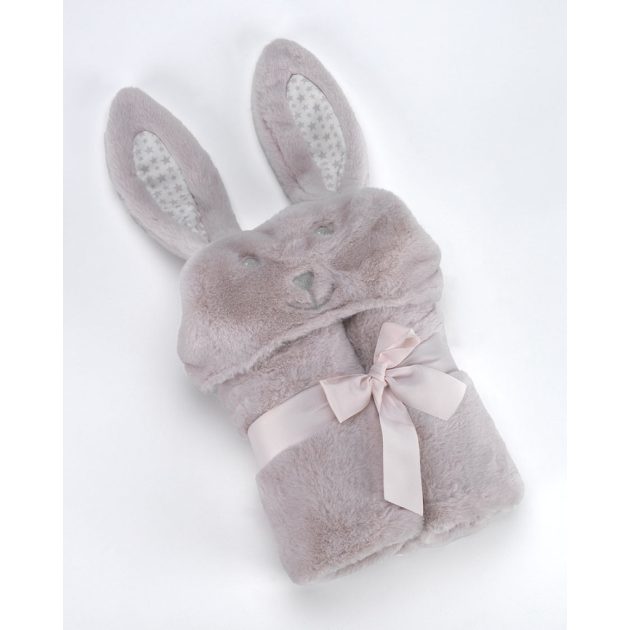 Mora POMPON RABBIT P88 pléd 75*95 02-beige - dobozos